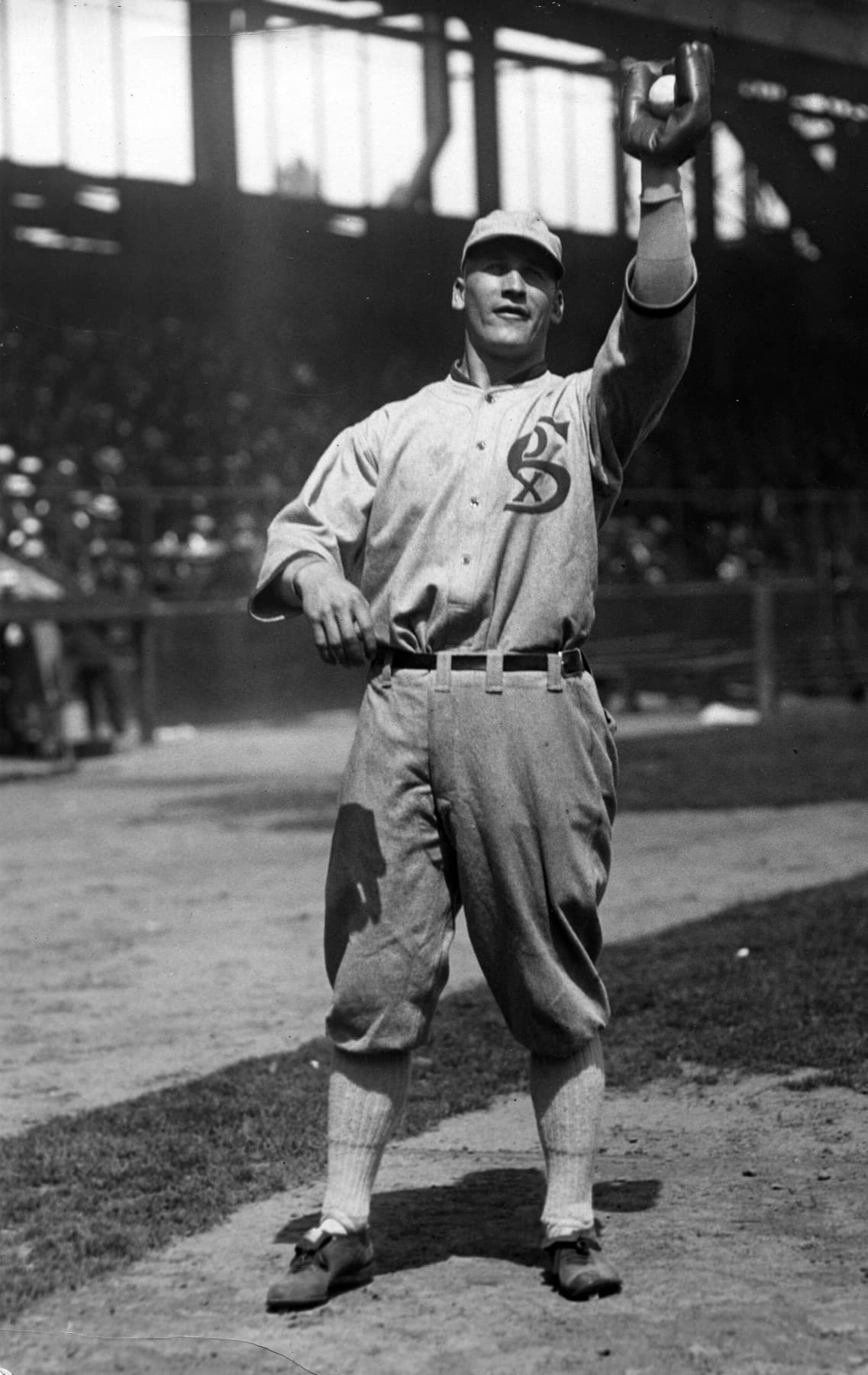 Oscar “Happy” Felsch of the Chicago White Sox — one of eight players banned after the fixed 1919 World Series that remade baseball’s governance.