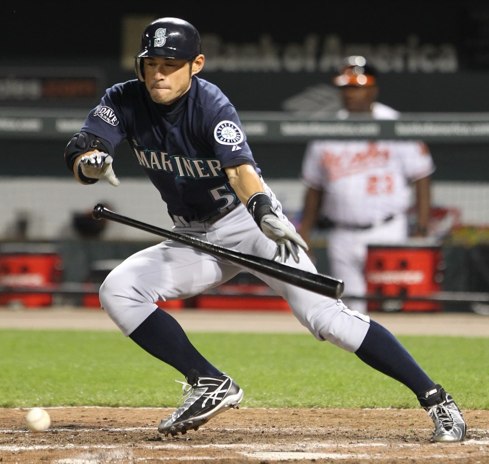 Ichiro Suzuki with the Seattle Mariners in 2011 — the posting-system proof that an NPB résumé could predict MLB superstardom.