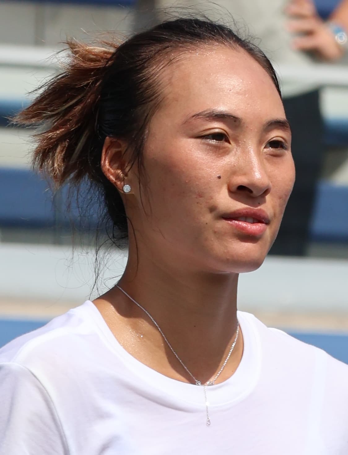 Zheng Qinwen at practice ahead of the 2024 U.S. Open — the commercial center of gravity for this Index list.