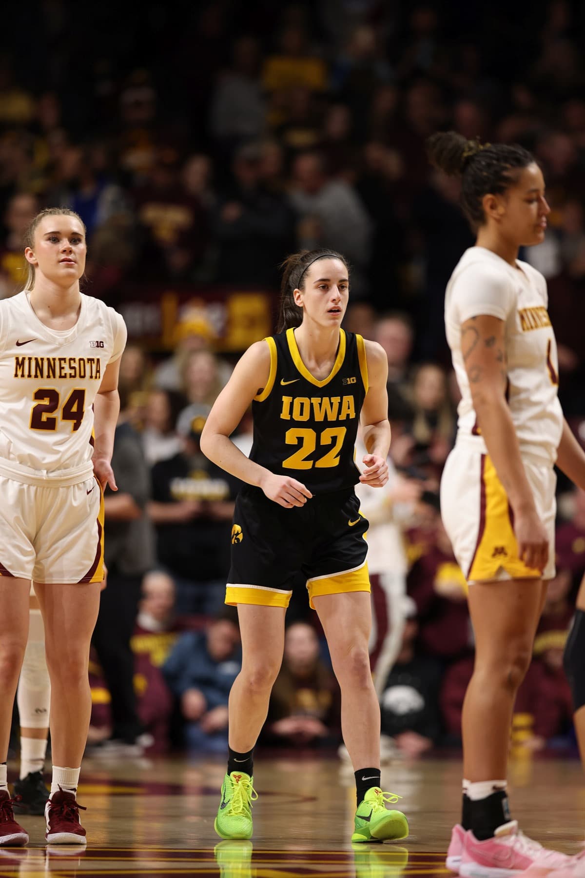 Caitlin Clark against Minnesota — athlete reach that turns sponsorship categories into measurable conversion.