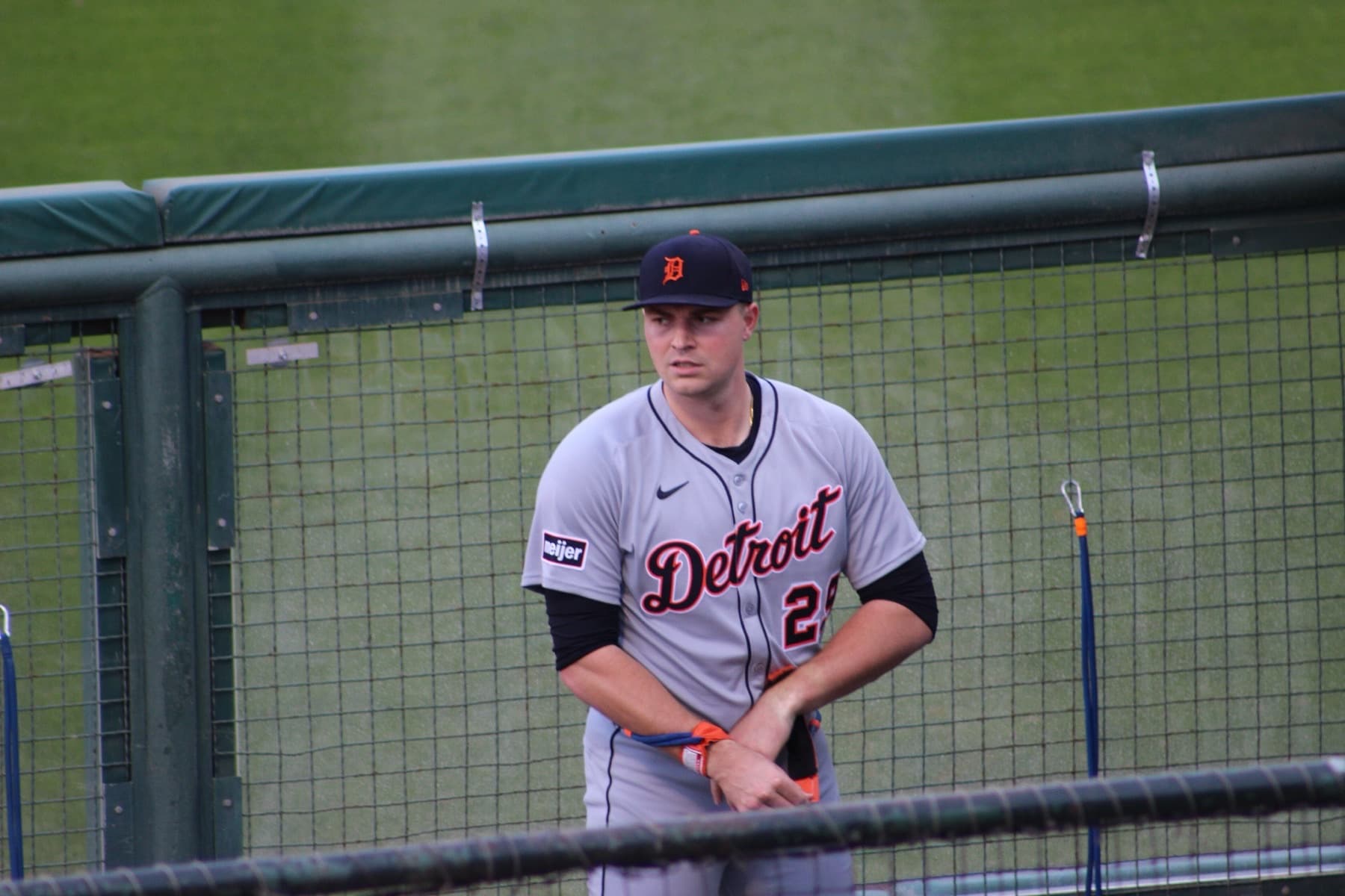 Tarik Skubal pitching for the Detroit Tigers against the Los Angeles Angels on May 2, 2025 — the back-to-back Cy Young left-hander Los Angeles acquired at the 2026 deadline.