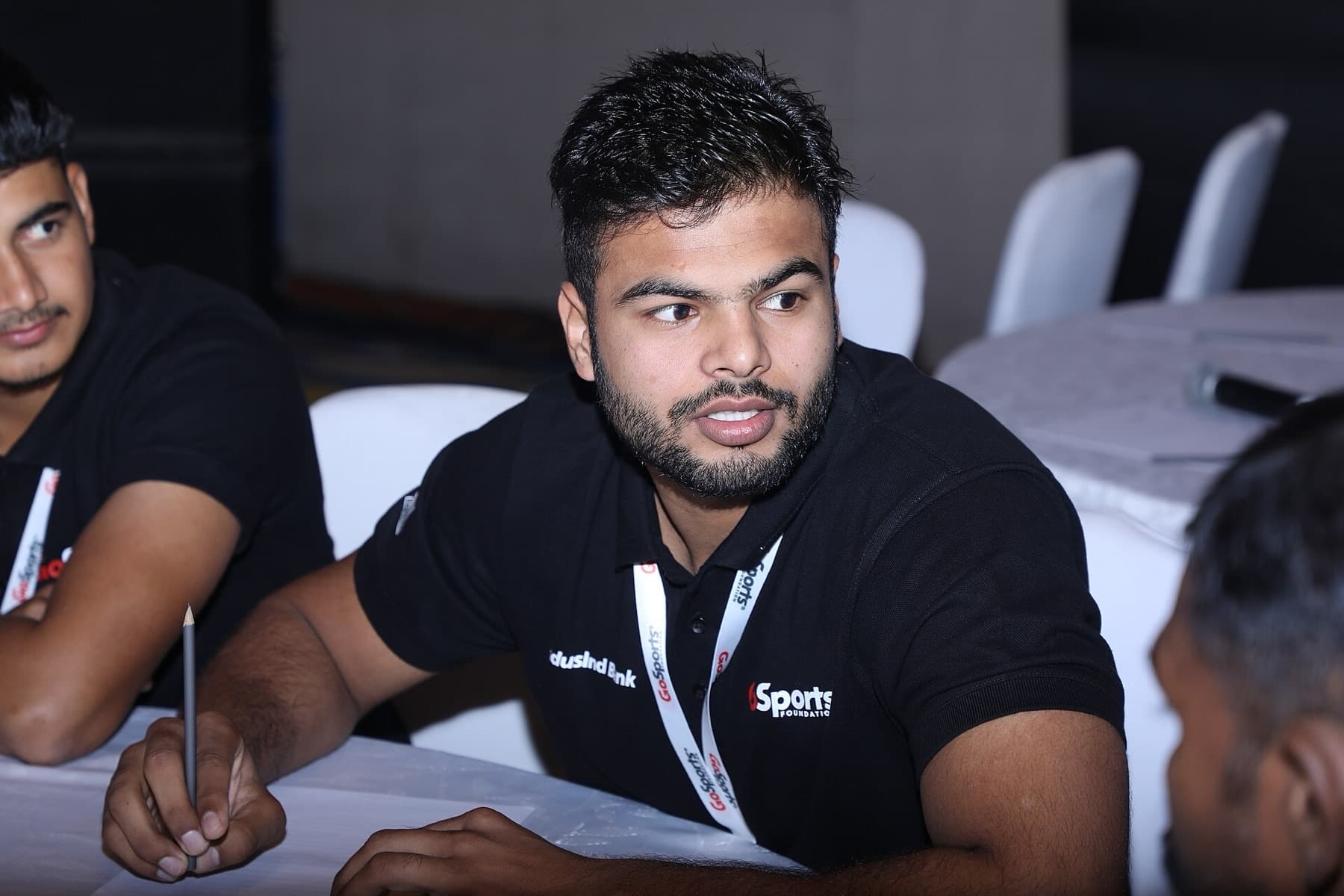 Paralympic javelin champion Sumit Antil in competition. He is one of the para athletes IOS Sports already represents; the agency added seven more Indian names three weeks after Glasgow.